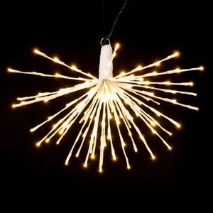 Vickerman 160Lt x 24" White Starburst Pure White 5mm LED Lights.